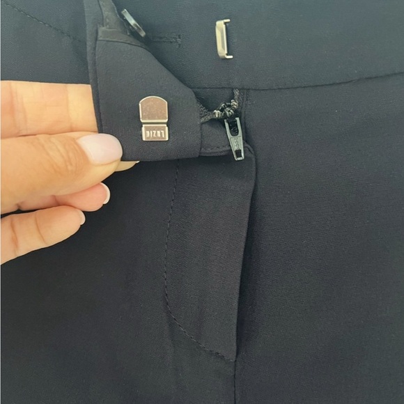 Alexander McQueen Lace-Up Flare Pants  Elegant Black Dress Pants - Picture 9 of 9